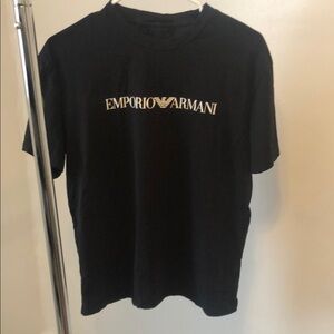 Emporio Armani Black Short Sleeve Tee